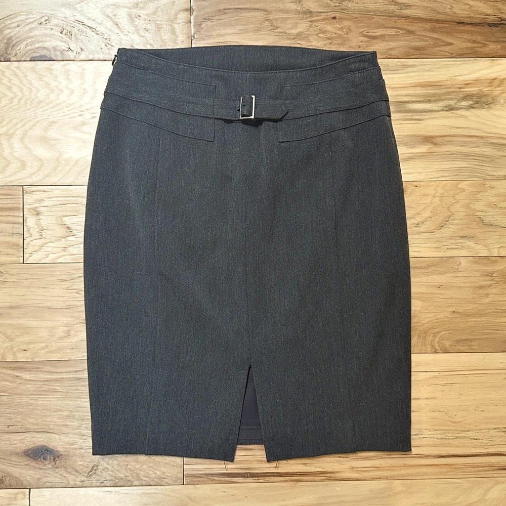 Express Heather Grey Pencil Skirt